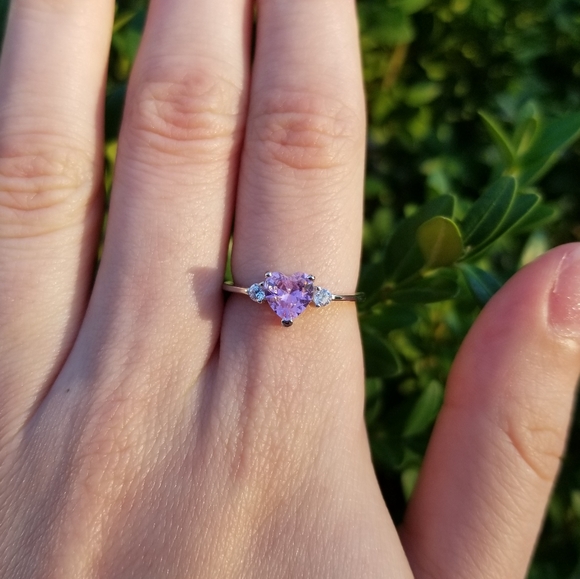 Dainty Sweetheart Sterling Ring - Picture 3 of 5